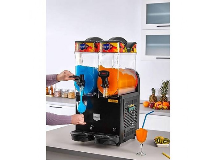 Remta ST26 Ice Slush Makinesi, 2 Hazneli, 10+10 L