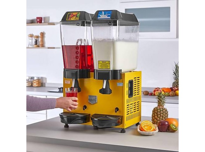 Remta Çiftli Şerbet+Ayran Soğutucu 20+20 lt - ST13 Remta Çiftli Şerbet+Ayran Soğutucu 20+20 lt - ST13