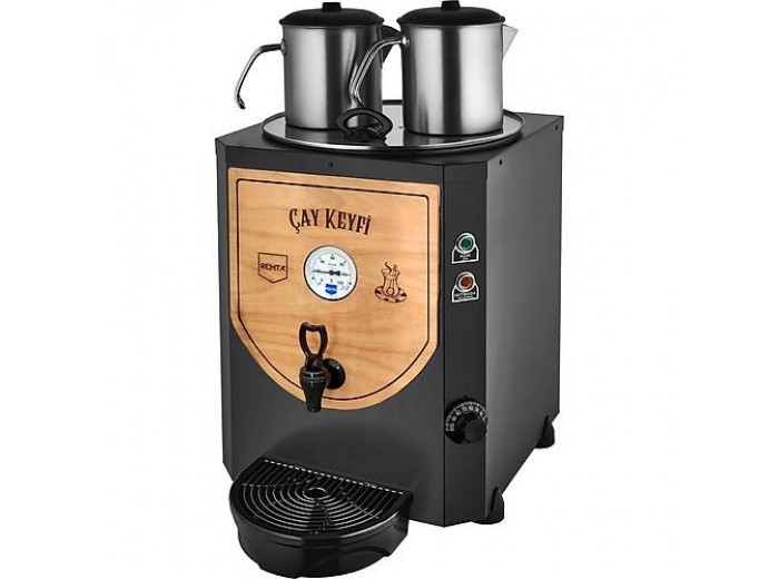 Remta 2 Demlikli 23 lt Jumbo Çay Makinesi Ahşap Panel - DE11(A)