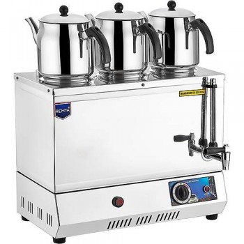 REMTA EP03 ELEKTRİKLİ PLEYTSİZ 3 DEMLİKLİ ÇAY OCAĞI 34 LT.