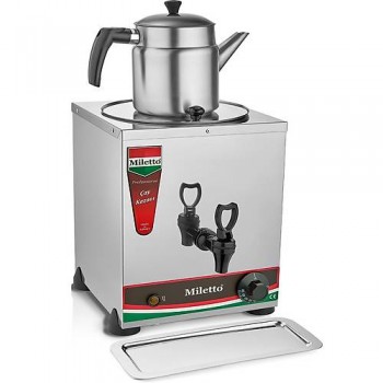 Miletto 15 Model Elektrikli Tek Demlikli Çay Kazanı 9 lt (Demlik Dahil) - MEJ14