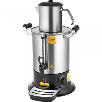 REMTA PT11 PLATİN MODEL TEK DEMLİKLİ ÇAY MAKİNASI 9 LT. (DEMLİK DAHİL)