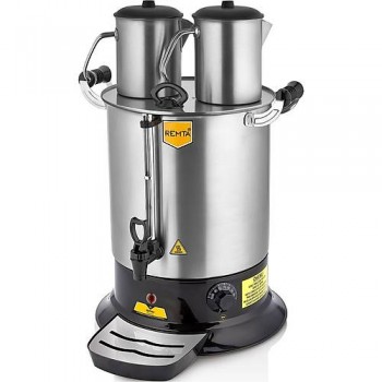 REMTA PT14 PLATİN MODEL ÇİFT DEMLİKLİ ÇAY MAKİNASI 17 LT. (DEMLİK DAHİL)