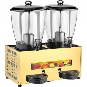 Remta Elegance Çiftli Şerbet ve Ayran Soğutucu 20+20 lt (Gold) - ST29