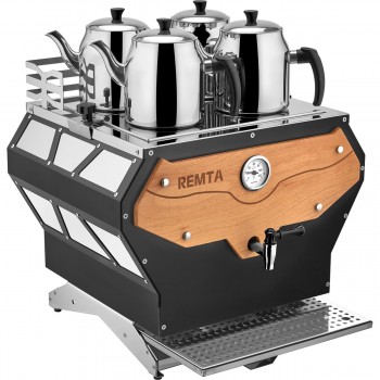 REMTA DE24 PRO SERİSİ 4 DEMLİKLİ JUMBO ÇAY MAKİNESİ 32 LT.
