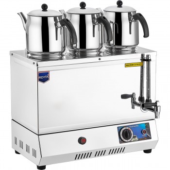 REMTA EP03 ELEKTRİKLİ PLEYTSİZ 3 DEMLİKLİ ÇAY OCAĞI 34 LT.