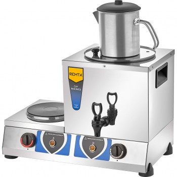 REMTA GT01 TEK DEMLİKLİ ELEKTRİKLİ PLEYTLİ ÇAY MAKİNESİ 8 LT.