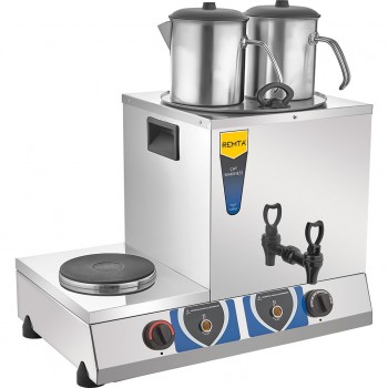REMTA GT02 ÇİFT DEMLİKLİ PLEYTLİ ELEKTRİKLİ ÇAY MAKİNESİ 17 LT.