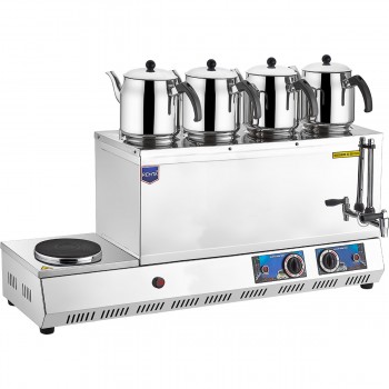 REMTA K33 ELEKTRİKLİ PLEYTLİ 4 DEMLİKLİ ÇAY OCAĞI 43 LT. 