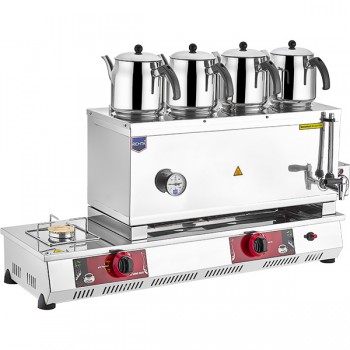REMTA N14(E) 85 MODEL 4 DEMLİKLİ GAZLI (CE) VE ELEKTRİKLİ ÇAY OCAĞI 43 LT. 