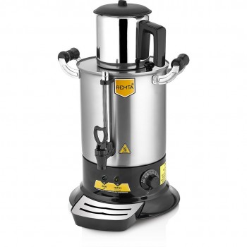 REMTA PT11 PLATİN MODEL TEK DEMLİKLİ ÇAY MAKİNASI 9 LT. (DEMLİK DAHİL)