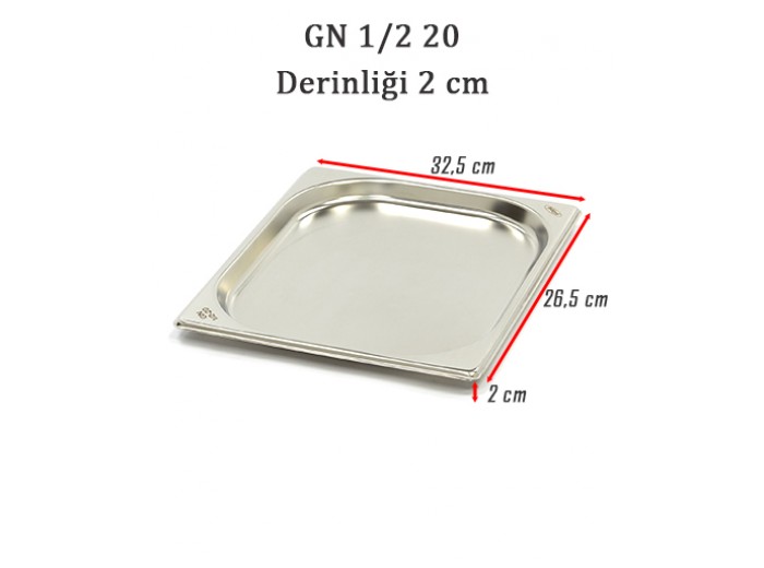 1/2-20 STANDART GN GASTRONOM KÜVET