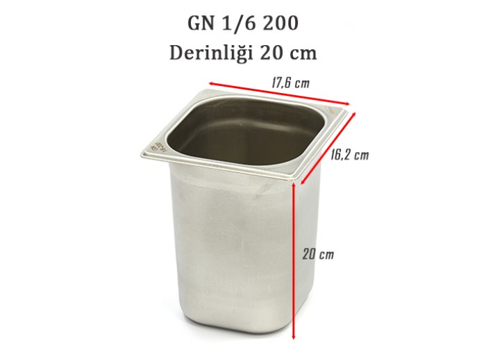 1/6-200 STANDART GN GASTRONOM KÜVET