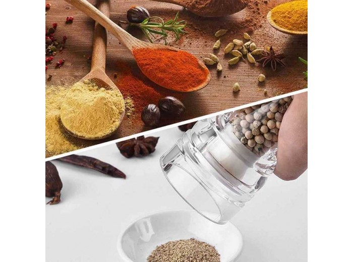 AKRİLİK BİBER DEĞİRMENİ ÇELİK 14 CM