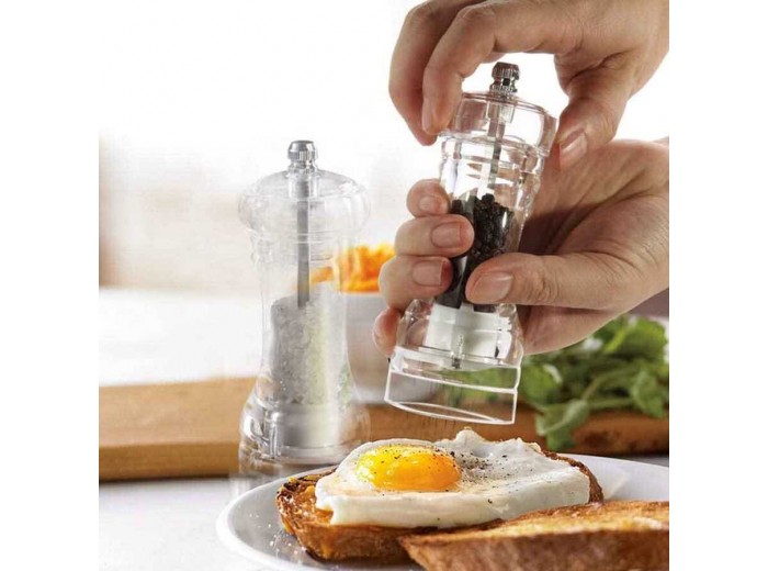 AKRİLİK BİBER DEĞİRMENİ ÇELİK 16 CM