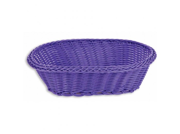 İNCE OVAL SEPET 24x17x7 CM MOR İNCE OVAL SEPET 24x17x7 CM MOR