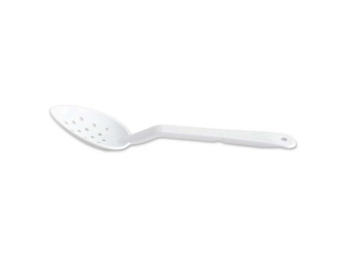 POLİKARBON DELİKLİ SRV.KAŞIĞI 28CM BEYAZ