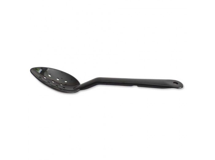 POLİKARBON DELİKLİ SRV.KAŞIĞI 28CM SİYAH
