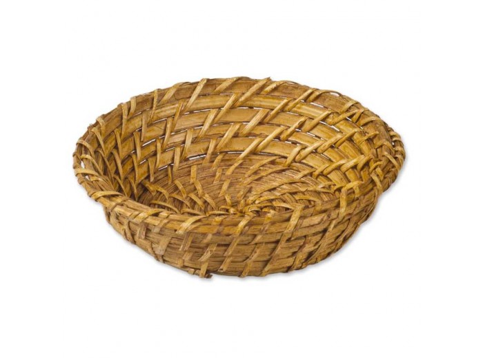 RATTAN YUVARLAK SEPET 23 CM AÇIK