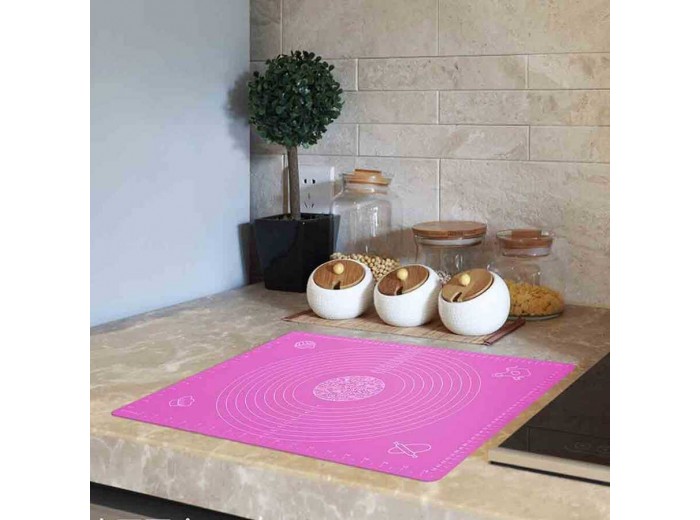 SİLİKON MAT PEMBE 40x50 CM SİLİKON MAT PEMBE 40x50 CM