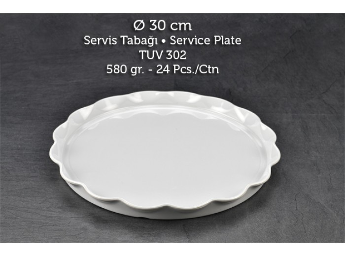 TUVA THERM 30 CM SERVİS TABAĞI TUVA THERM 30 CM SERVİS TABAĞI