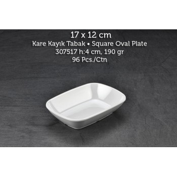 TUVA THERM INTERNATİONAL 17x12 CM KARE KAYIK TABAK