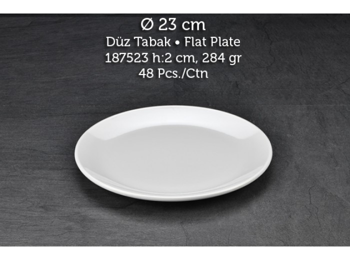TUVA THERM INTERNATİONAL 23 CM DÜZ TABAK TUVA THERM INTERNATİONAL 23 CM DÜZ TABAK