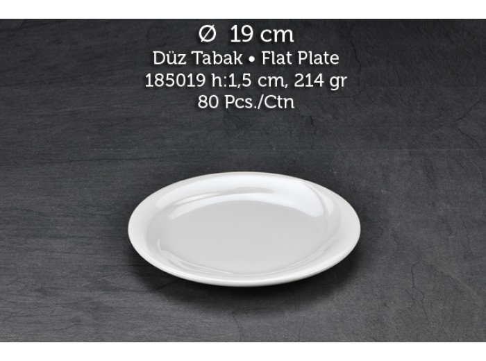 TUVA THERM WİNGS 19 CM DÜZ TABAK TUVA THERM WİNGS 19 CM DÜZ TABAK