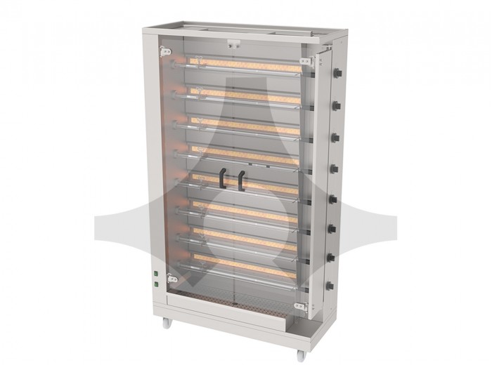 ATALAY GAZLI PİLİÇ ÇEVİRME MAKİNESİ APMG-08