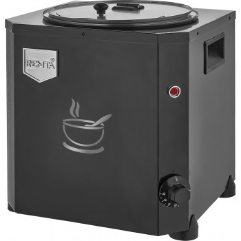 REMTA CB18 SİYAH JUMBO ÇORBA ISITICI 9 LT. 