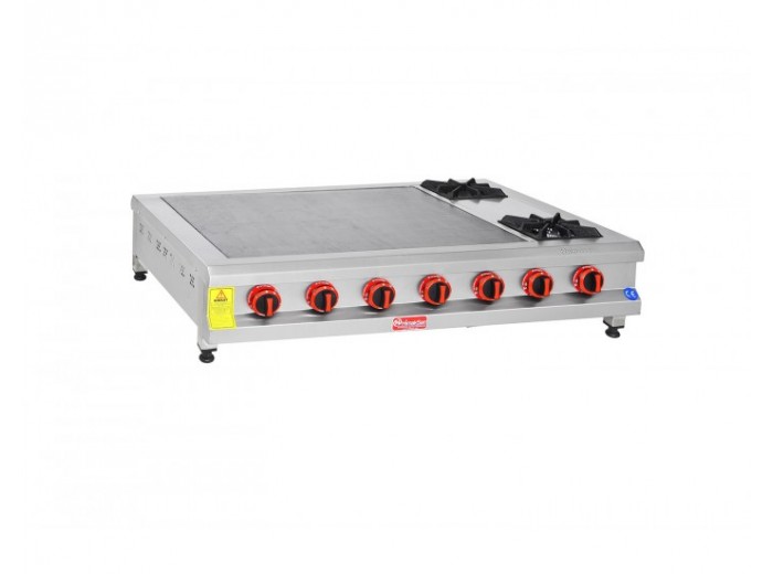 HİMAKSAN DOĞALGAZLI SETÜSTÜ BAZLAMA OCAĞI 120X80X25 HMK-BZSOG 