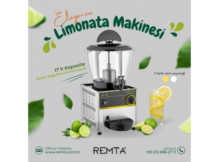 Remta Elegance Şerbet ve Ayran Soğutucu 17 lt - ST15 Remta Elegance Şerbet ve Ayran Soğutucu 17 lt - ST15
