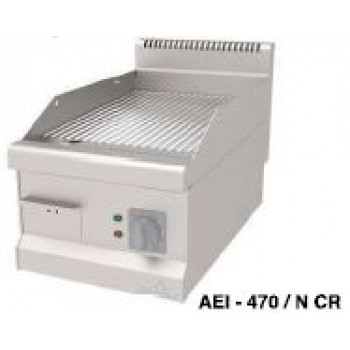 ATALAY ELEKTRİKLİ KROM OLUKLU IZGARA 40 CM x 70 CM AEI-470/N CR