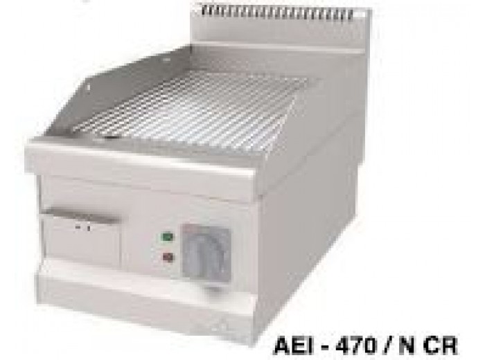 ATALAY ELEKTRİKLİ KROM OLUKLU IZGARA 40 CM x 70 CM AEI-470/N CR