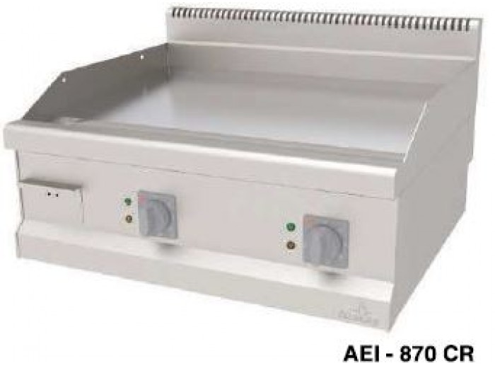 ATALAY ELEKTRİKLİ KROM PLEYT IZGARA 80 CM x 70 CM AEI-870 CR