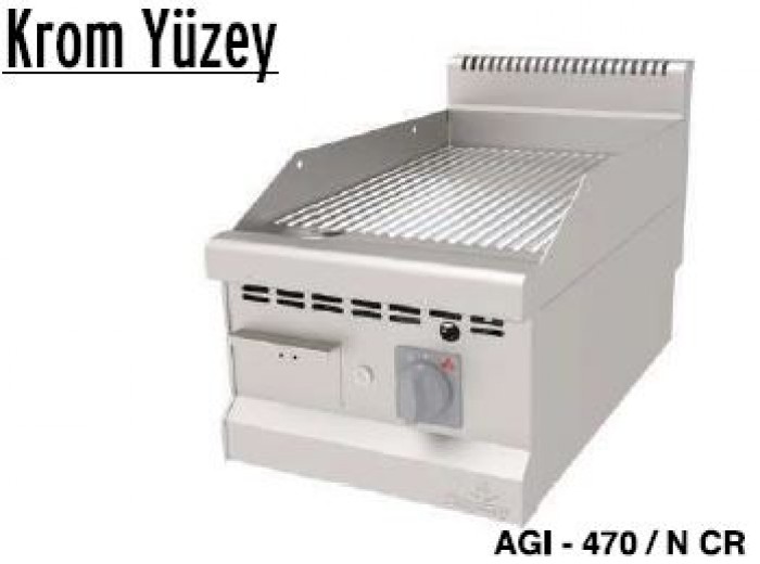 ATALAY GAZLI KROM OLUKLU IZGARA 40 CM x 70 CM AGI-470/N CR 