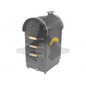 ATALAY GAZLI KUMPİR FIRINI 3 ÇEKMECELİ AKF-30G