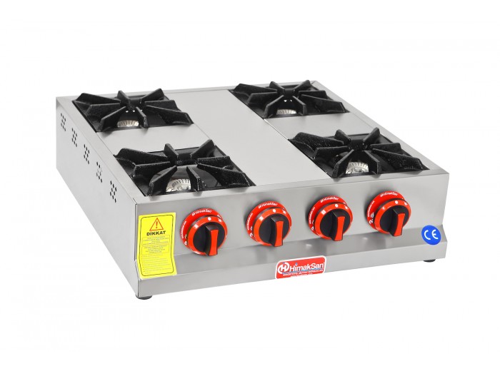 HİMAKSAN LPG'Lİ 4'LÜ MİNİ OCAK HMK-MN 4 CE HİMAKSAN LPG'Lİ 4'LÜ MİNİ OCAK HMK-MN 4 CE