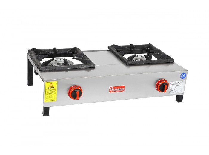 HİMAKSAN DOĞALGAZLI İKİLİ LOKANTA OCAĞI KISA AYAK HMK-LKK- 2 HİMAKSAN DOĞALGAZLI İKİLİ LOKANTA OCAĞI KISA AYAK HMK-LKK- 2