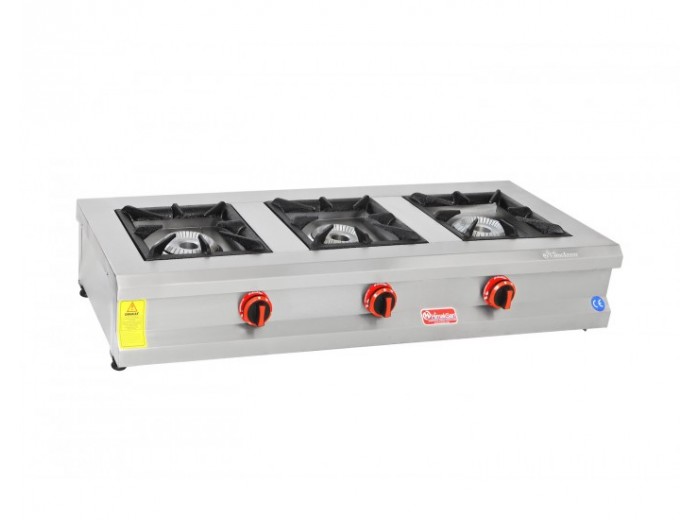 HİMAKSAN LPG'Lİ ÜÇLÜ SET ÜSTÜ OCAK HMK-SOG 1350 CE