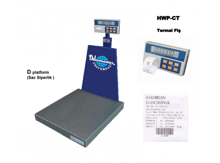 DİKOMSAN HWP-CT FİŞ YAZICILI BASKÜL DİKOMSAN HWP-CT FİŞ YAZICILI BASKÜL