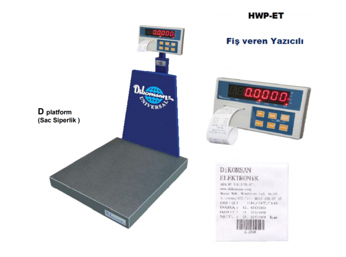 DİKOMSAN HWP-ET FİŞ YAZICILI BASKÜL DİKOMSAN HWP-ET FİŞ YAZICILI BASKÜL