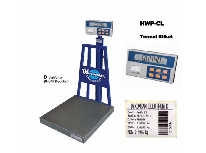 DİKOMSAN HWP-CL ETİKET YAZICILI BASKÜL 