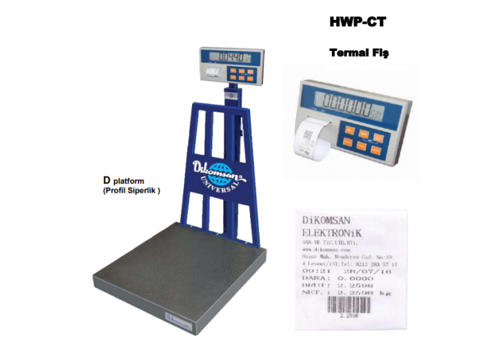 DİKOMSAN HWP-CT FİŞ YAZICILI BASKÜL DİKOMSAN HWP-CT FİŞ YAZICILI BASKÜL