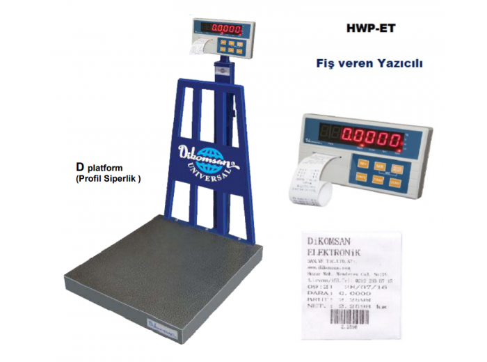 DİKOMSAN HWP-ET FİŞ YAZICILI BASKÜL DİKOMSAN HWP-ET FİŞ YAZICILI BASKÜL
