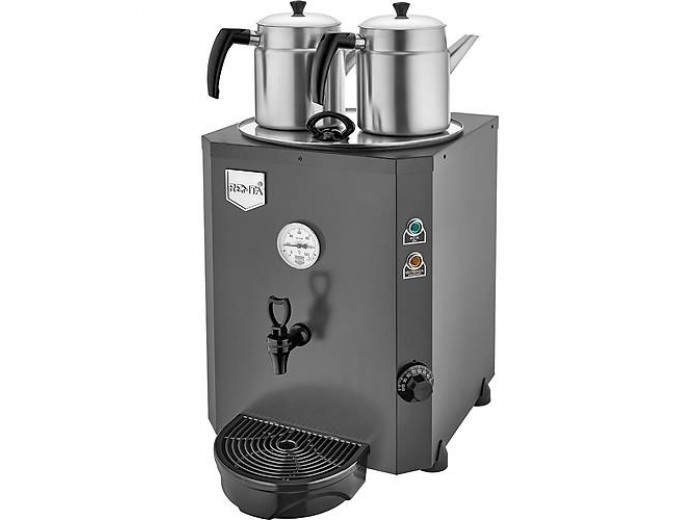 Remta DE11 Jumbo Çay Makinesi 2 Demlikli,Siyah Remta DE11 Jumbo Çay Makinesi 2 Demlikli,Siyah