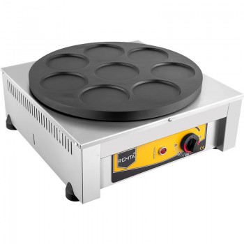 REMTA KR6 8'Lİ KREP PİŞİRİCİ ELEKTRİKLİ 40 CM ÇAP YUVARLAK
