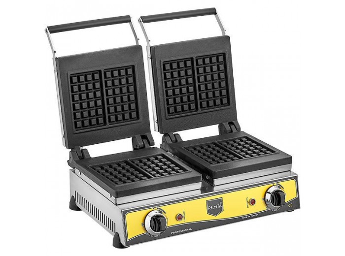 REMTA W14 ÇİFTLİ KARE MODEL WAFFLE MAKİNASI ELEKTRİKLİ