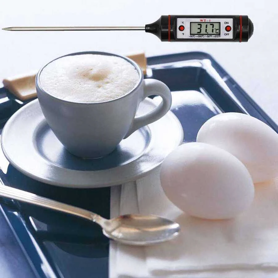 Epinox DT-01 dijital gıda termometresi, dijital ekranlı paslanmaz batırma uçlu - Görsel 3