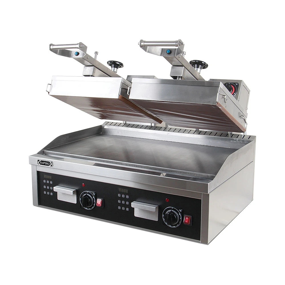 Empero EMP.HMP.010 contact grill ve tost makinesi, teflon kaplı üst plakalı 40 cm gövde - Görsel 2